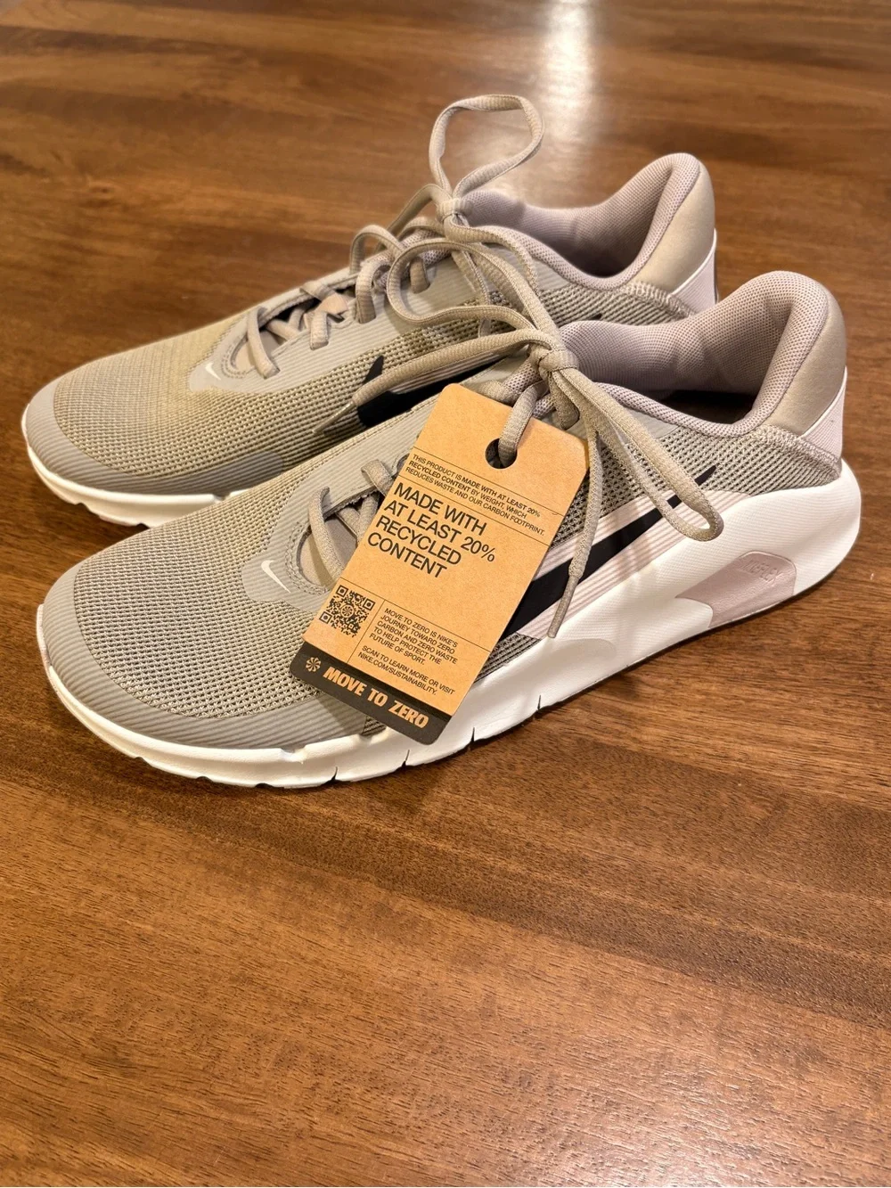 Nike Training Flex Sneakers in Beige 10.5